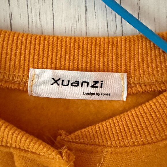 Orange Drop-Shoulder Cardigan - Picture 3 of 3